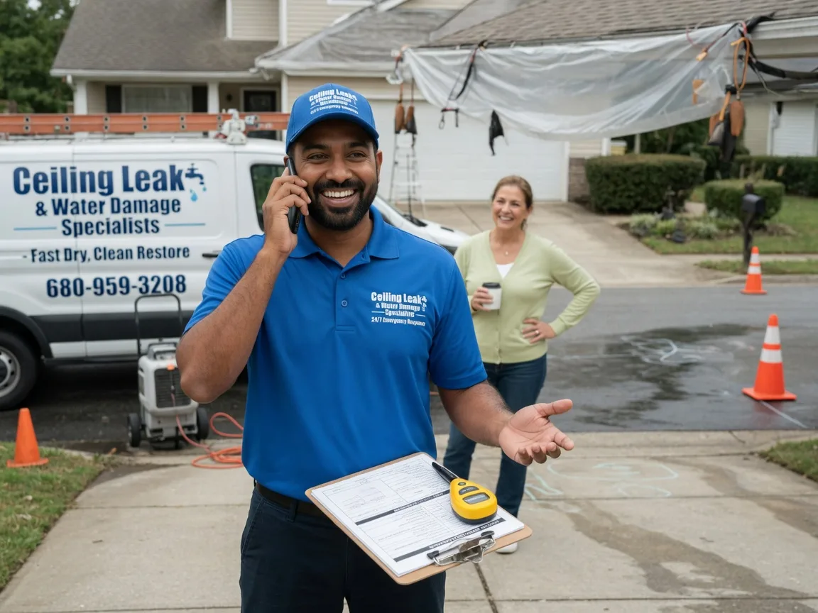 Ceiling Leak Cleanup Fredericksburg, PA FAQs